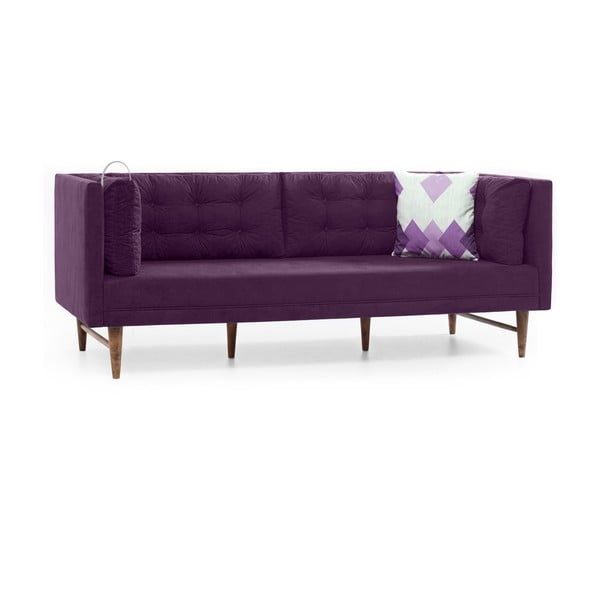 Violets trīsvietīgs dīvāns Balcab Home Eva