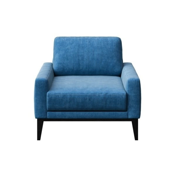 Zils krēsls ar koka kājām MESONICA Musso Regular