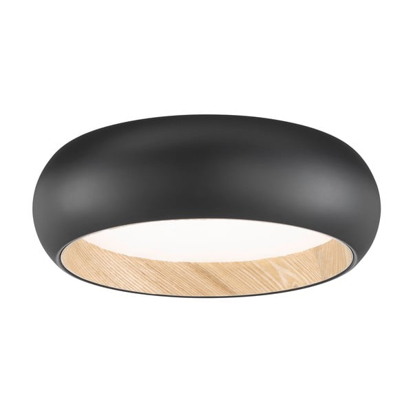 Melna LED griestu lampa ar regulējamu spilgtumu Wood – Fischer & Honsel