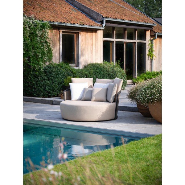 Bēšs polsterēts dārza zvilnis Cielo – Diphano-image-4