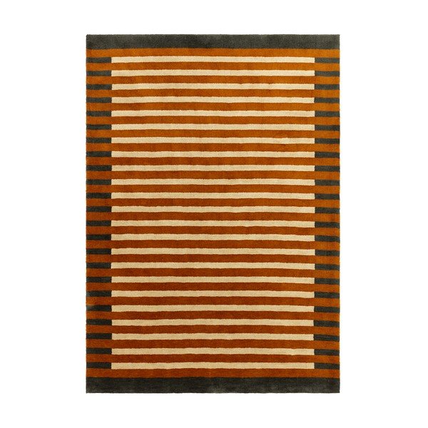 Oranžs paklājs no pārstrādātas šķiedras 120x170 cm Lois – MADE