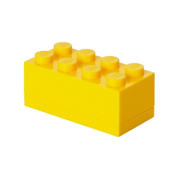 Dzeltena uzglabāšanas kaste LEGO® mini