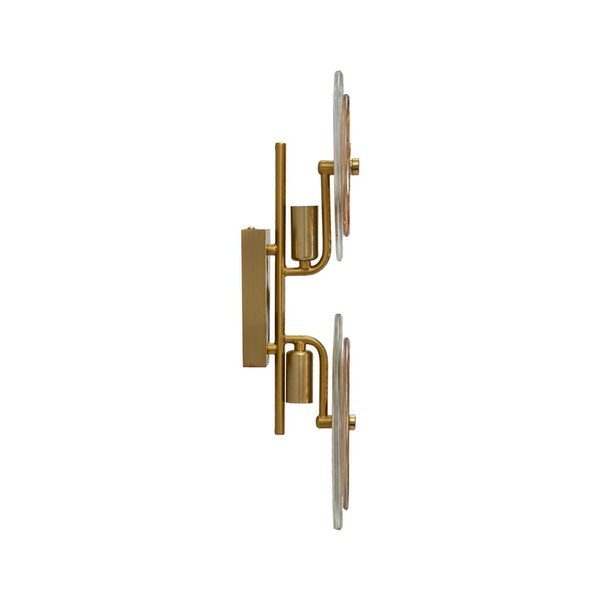 Zelta krāsas stikla sienas lampa Venice – Mauro Ferretti-image-2