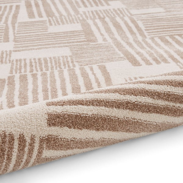 Gaiši brūns paklājs 160x230 cm Blocks – Catherine Lansfield-image-3