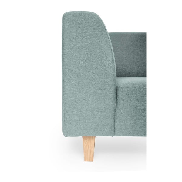 Piparmētru zaļš dīvāns Scandic Diva, 216 cm-image-2