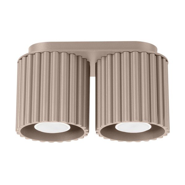 Pelēkbrūna metāla prožektora tipa lampa 10x21 cm Zora – Sollux