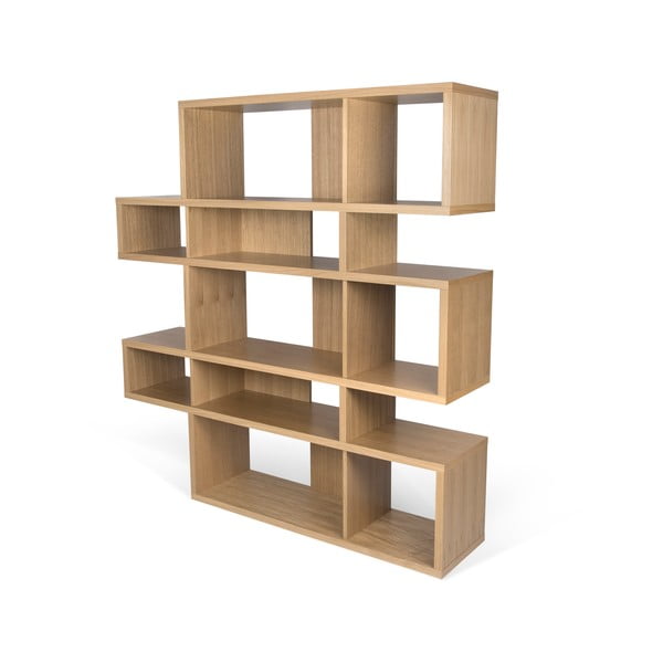 Grāmatu plaukts ozolkoka krāsā TemaHome London, 34 x 160 cm-image-3