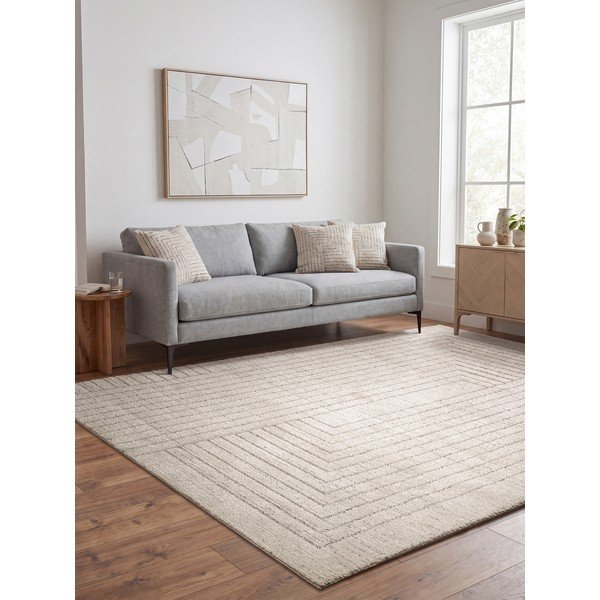 Krēmkrāsas paklājs 200x275 cm Oslo – Asiatic Carpets-image-1
