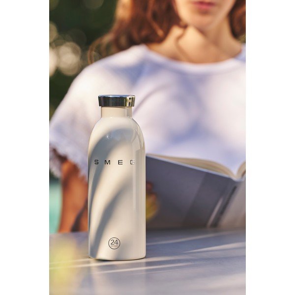 Krēmkrāsas nerūsējošā tērauda termopudele 500 ml 24BOTTLES – SMEG-image-1