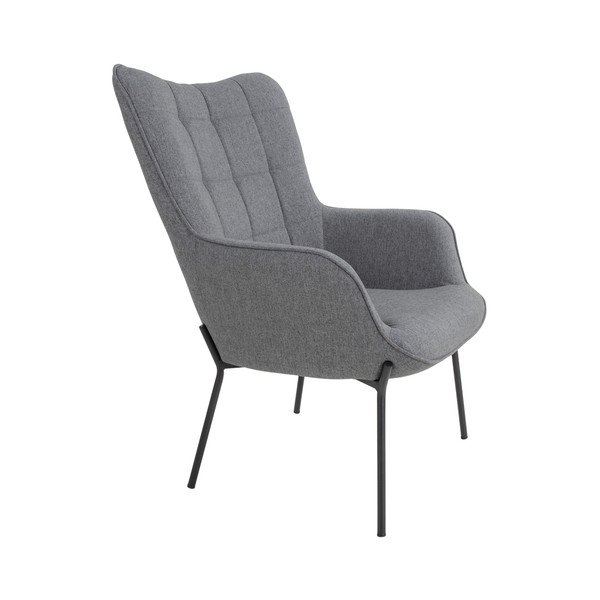 Pelēks atpūtas krēsls House Nordic Glasgow-image-2