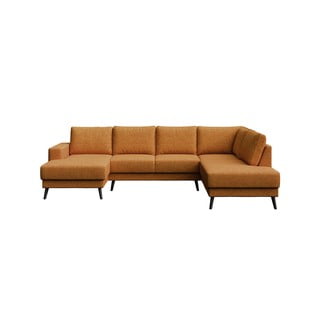 Oranžs stūra dīvāns (labais stūris) Fynn – Ghado