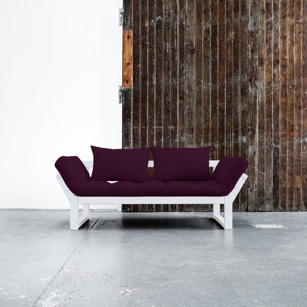 Mainīgs dīvāns Karup Edge White/Purple Plum