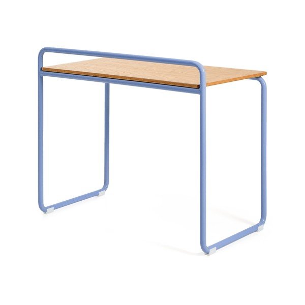 Bērnu rakstāmgalds ar oškoka imitācijas galda virsmu 45x82 cm Tinn – Kave Home-image-3