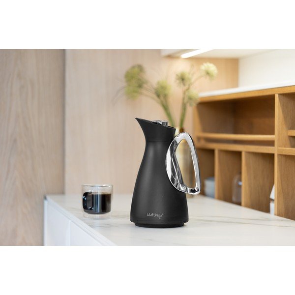 Melns plastmasas termoss 1 l Alessia – Vialli Design-image-3