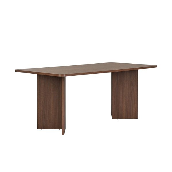 Ēdamgalds ar riekstkoka imitāciju 90x180 cm Linza – Kalune Design