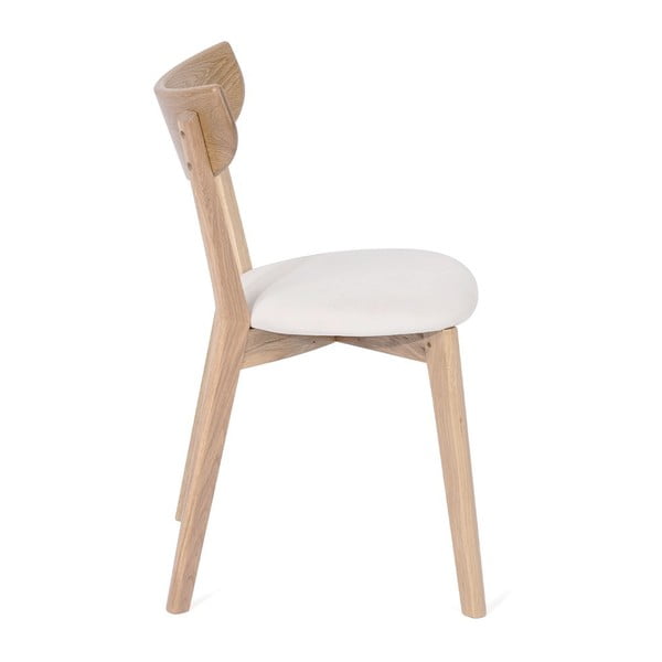 Ozolkoka ēdamistabas krēsls ar baltu sēdekli Arch – Bonami Selection-image-1