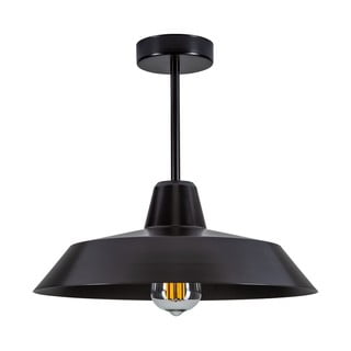 Melna griestu lampa Sotto Luce Cinco Basic