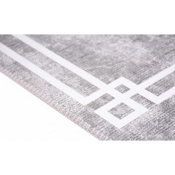 Pelēks mazgājams celiņa paklājs 80x300 cm Mano – Vitaus-image-2