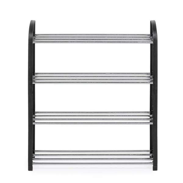 Melns plastmasas apavu statīvs 50,5x57x19 cm Hallfrid – Yes Everyday-image-2