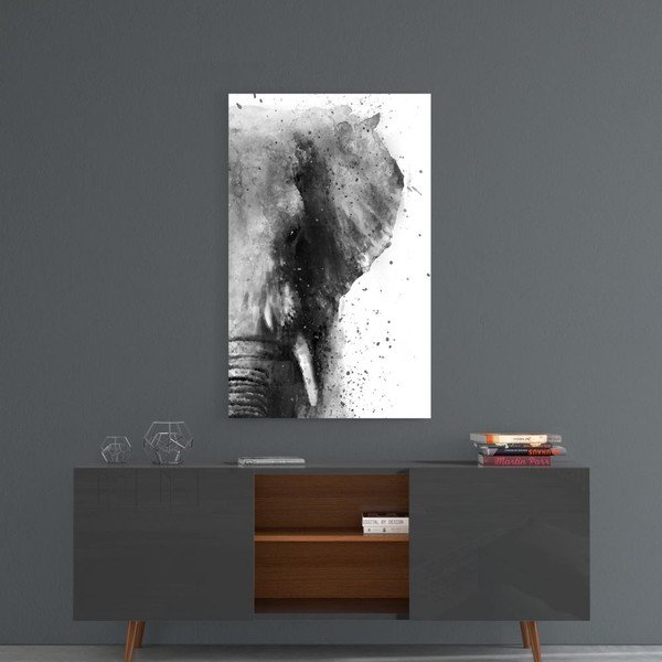 Stikla glezna Insigne Elephant, 46 x 72 cm-image-1