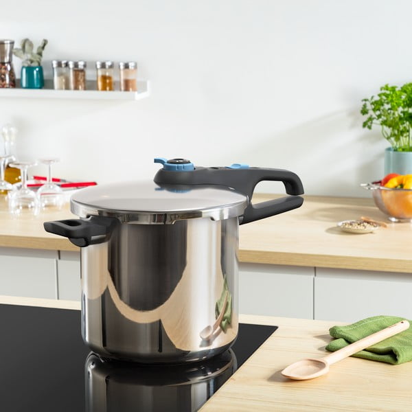 Nerūsējošā tērauda spiediena katls 8 l Secure Trendy – Tefal-image-1
