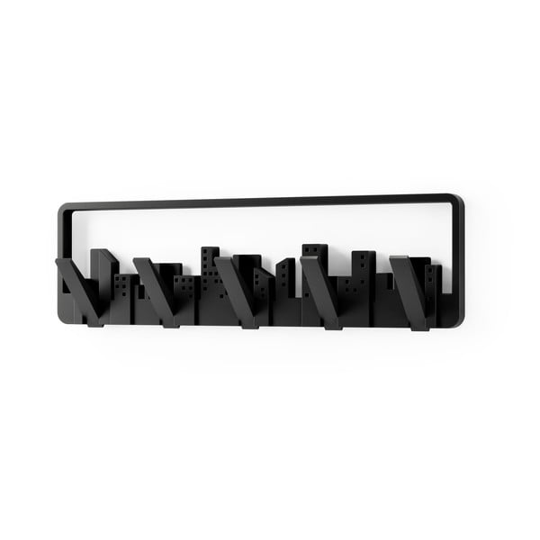 Melns plastmasas sienas pakaramais Skyline – Umbra-image-3