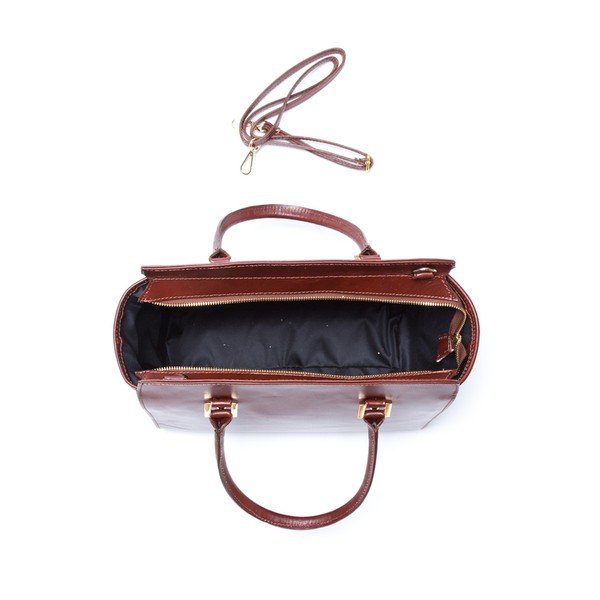 Ādas rokassoma Isabella Rhea 3017 Marrone-image-1