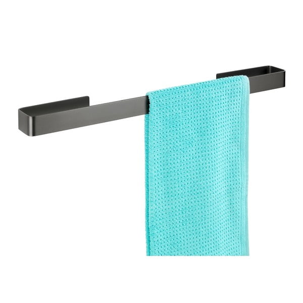 Antracīta pelēks sienas pašturošs dvieļu turētājs Wenko Montella, garums 61 cm-image-3