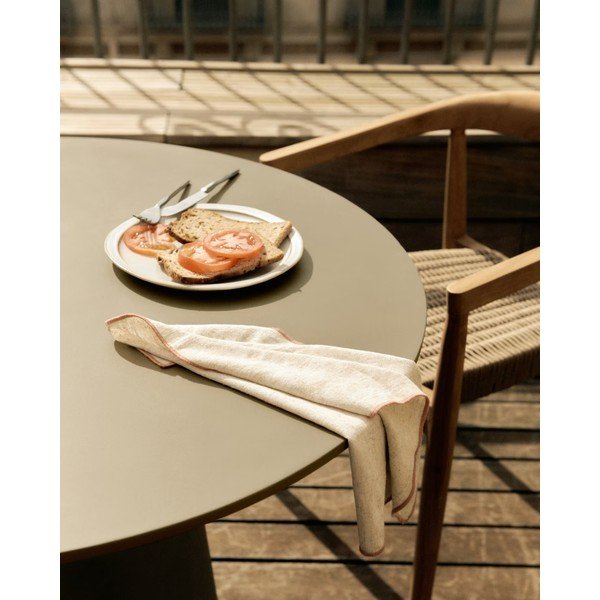 Betona āra ēdamgalds Kave Home Itai, ⌀ 90 cm-image-2