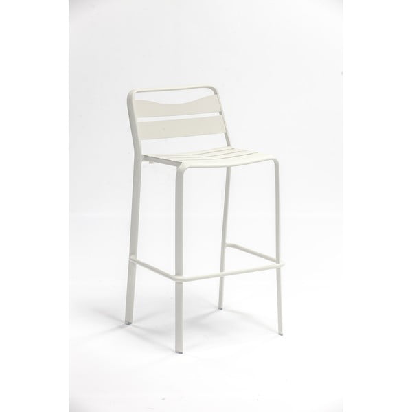 Balti metāla dārza bāra krēsli (2 gab.) Spring – Ezeis