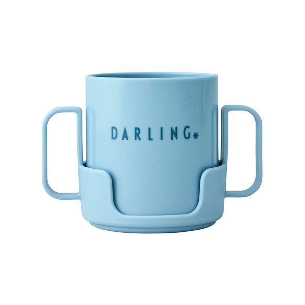 Gaiši zila bērnu krūze Design Letters Mini Darling-image-3