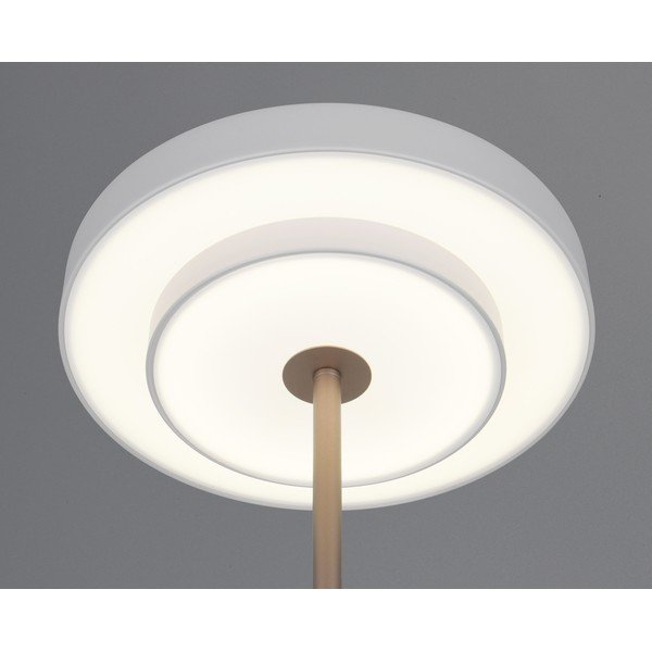 Ziloņkaula krāsas LED stāvlampa ar regulējamu spilgtumu (augstums 138 cm) Keaton – Trio-image-3