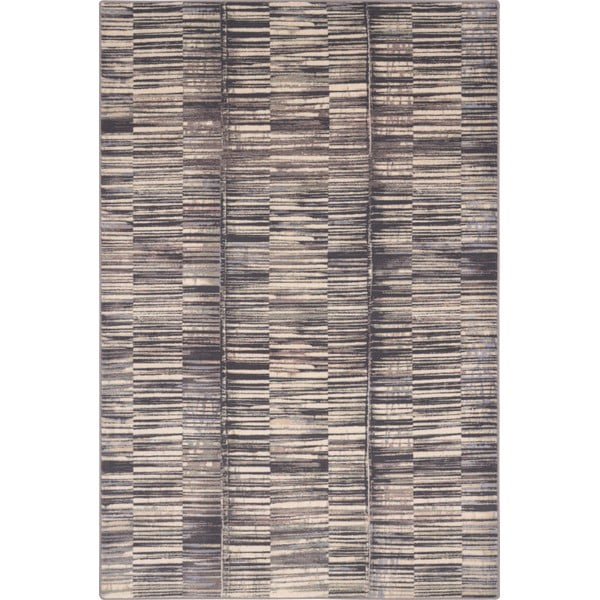 Pelēks vilnas paklājs 133x180 cm Grids – Agnella