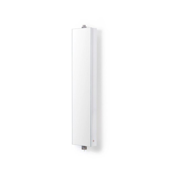 Balts vannasistabas skapītis ar spoguli Wireworks Domain, augstums 110 cm-image-1