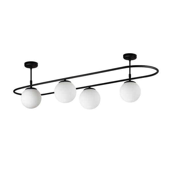 Melna griestu lampa Squid Lighting Elips, garums 124 cm-image-2