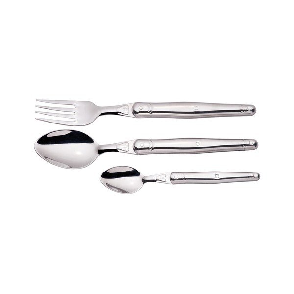 24 galda piederumu komplekts koka iepakojumā Jean Dubost All Inox-image-1