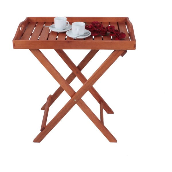 Eikalipta masīvkoka dārza galdiņš 42x67 cm Dallas – Garden Pleasure-image-2