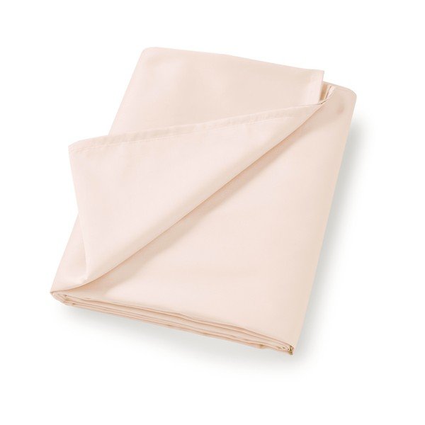 Bēšs palags no kokvilnas satīna 275x275 cm Cotton Sateen – Bianca