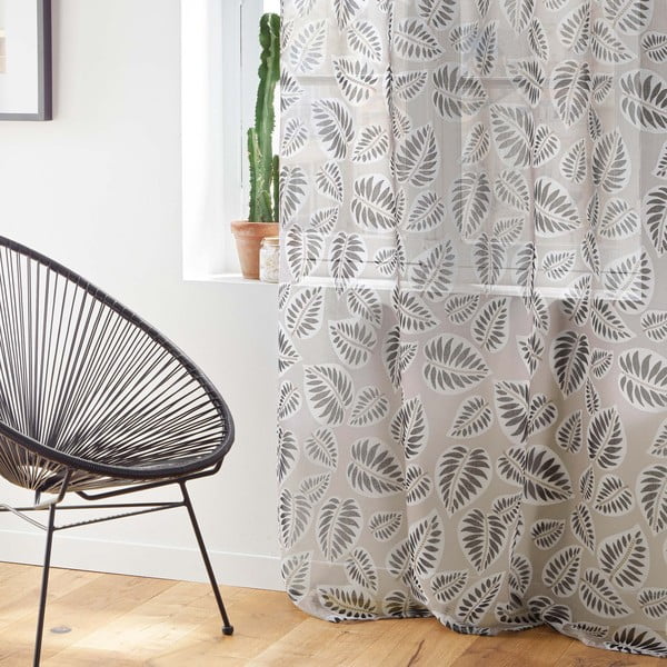 Melns/bēšs dienas aizkars 140x280 cm Alma – douceur d'intérieur-image-3