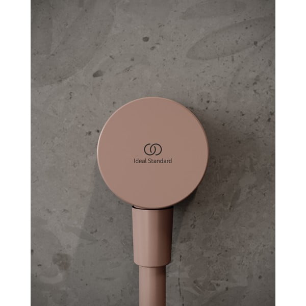 Gaiši rozā metāla dušas savienojuma daļa IdealRain – Ideal Standard-image-1