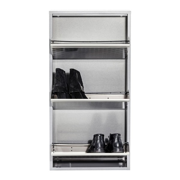 Metāla apavu statīvs sudraba krāsā Kare Design Caruso-image-3