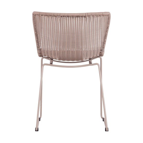 Bēši mākslīgās rotangpalmas dārza krēsli (2 gab.) Wings – WOOOD-image-4