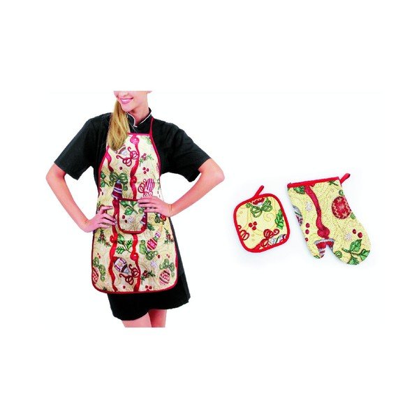 Campanella priekšauts un potholder komplekts