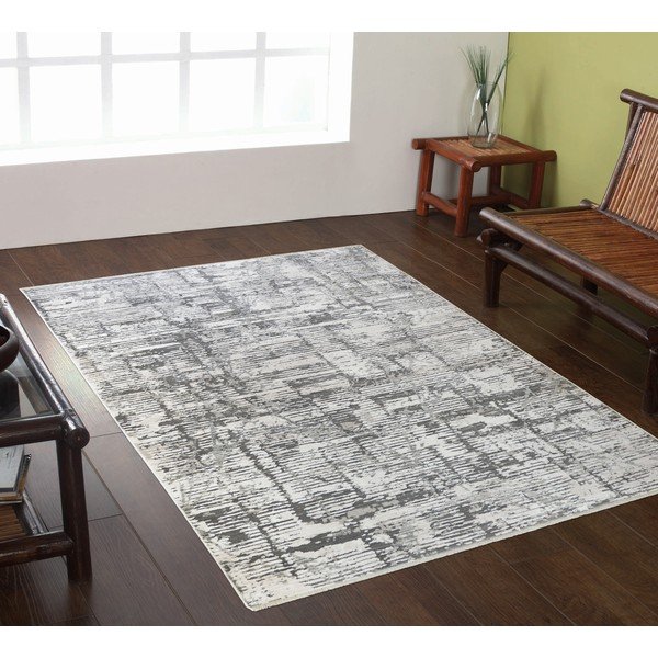 Pelēks paklājs 80x150 cm Jaipur – Webtappeti-image-1