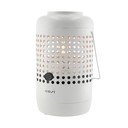 Gaiši pelēka gāzes lampa Cosi Drop, augstums 37 cm