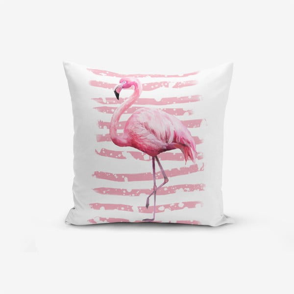 Spilvendrāna Minimalist Cushion Covers Linears Flamingo, 45 x 45 cm