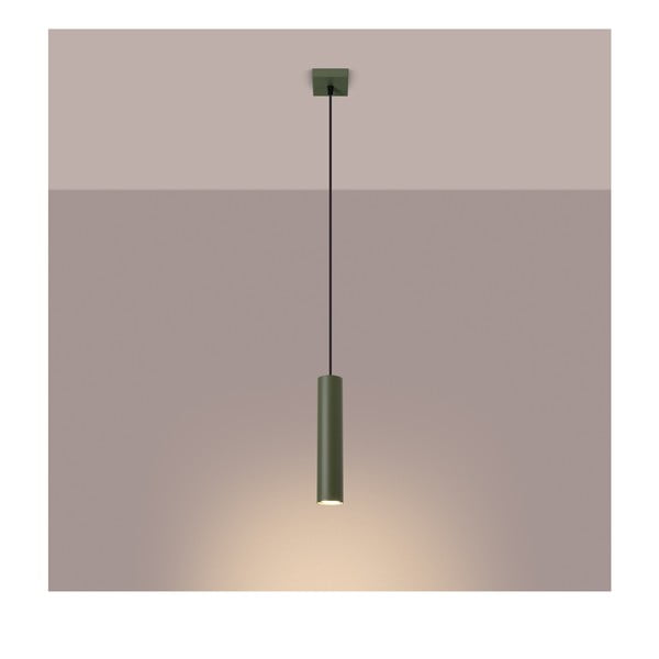 Zaļa piekaramā lampa Castro – Sollux-image-1