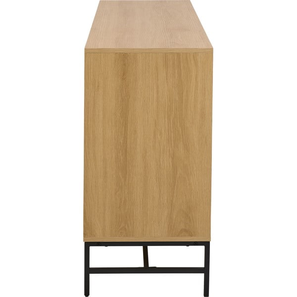 Dabīga toņa kumode ar ozolkoka imitāciju 158x80x40 cm Albany  – Actona-image-3