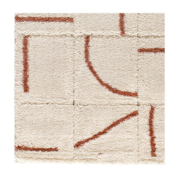 Ķieģeļu sarkans/krēmkrāsas paklājs 160x230 cm Brenda – Universal-image-3