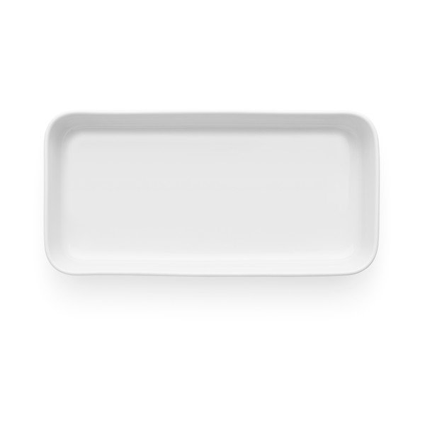 Balts porcelāna servēšanas šķīvis Eva Solo Legio Nova, 24 x 12 cm-image-1